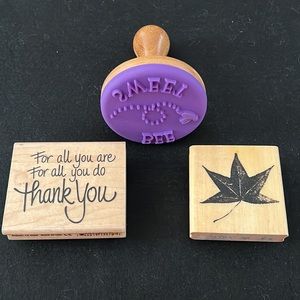 Lot of 3 New Rubber Stamps, Stampendous, Core, Anita’s